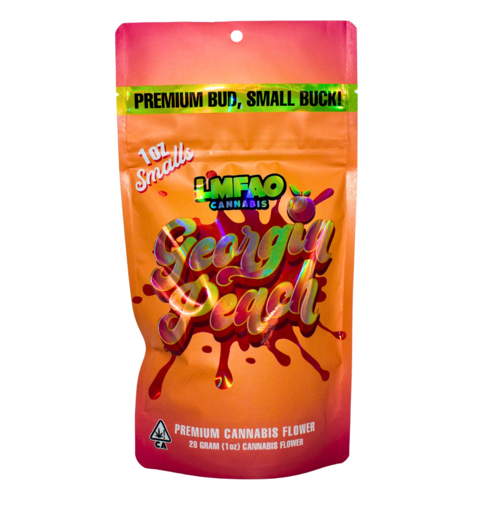 1OZ - Indica LMFAO Georgia Peach Flowers 28G / 1OZ - Indica - Image 1