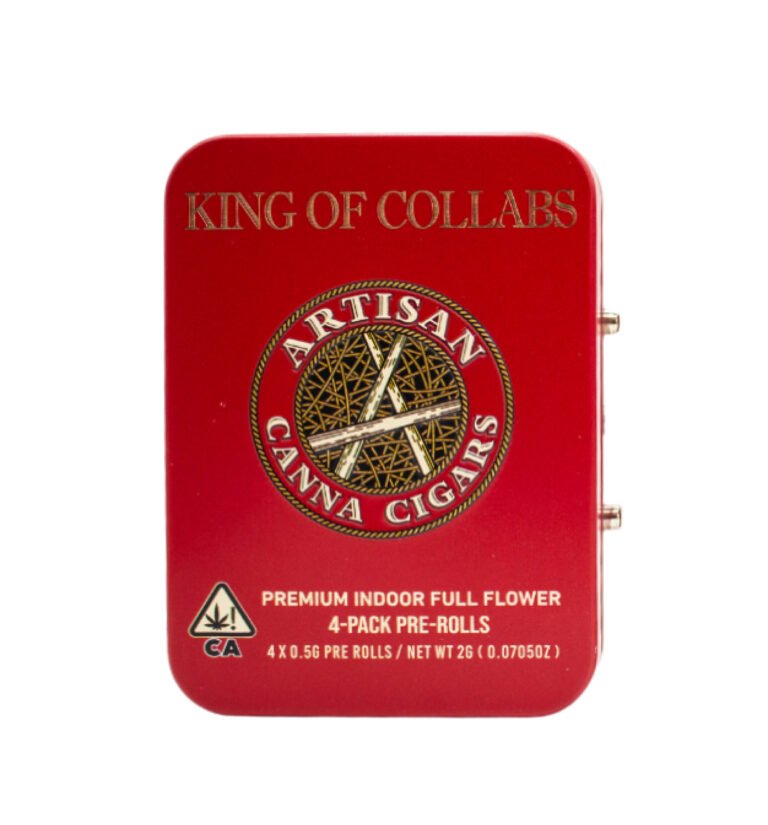 Artisan King of Collabs 4-pack cannabis pre-rolls