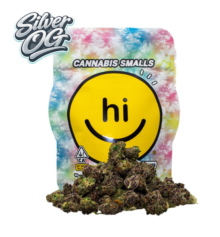 HI CANNA Flower Smalls Silver OG 7G sativa cannabis bag