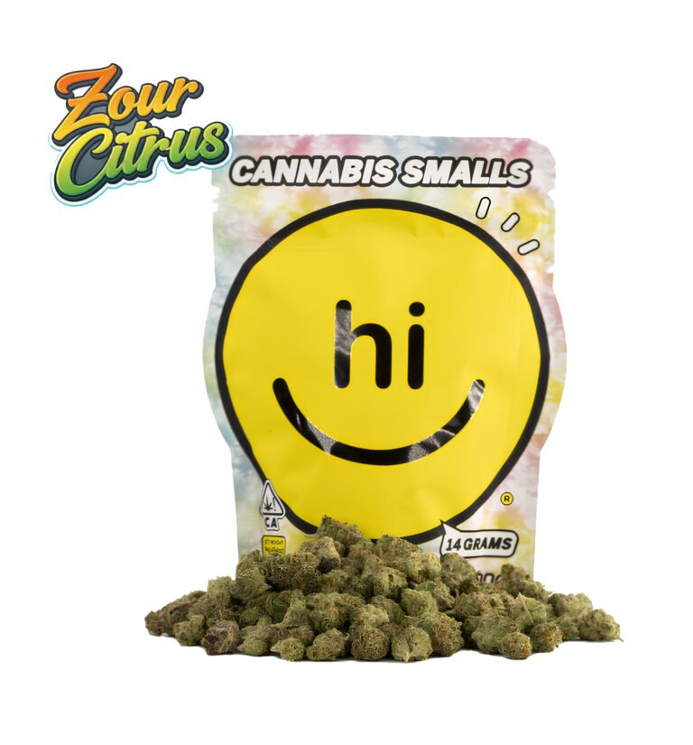 HI CANNA Flower Smalls Zour Citrus 14G sativa cannabis bag