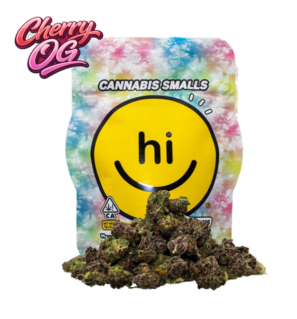 HI CANNA Flower Smalls Cherry OG 7G hybrid cannabis bag