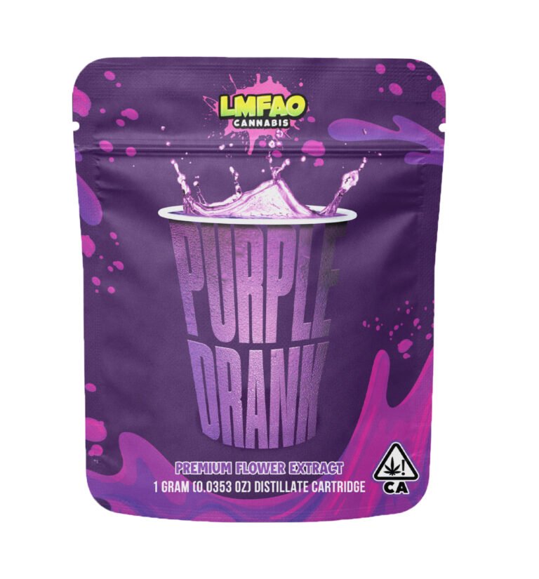 LMFAO Purple drank Vape Cartridge 1G
